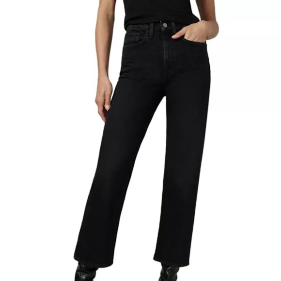 228$ JOE'S Jeans the Margot Mystique Cropped Straight Ankle Jeans Size 27 Black - Picture 4 of 4